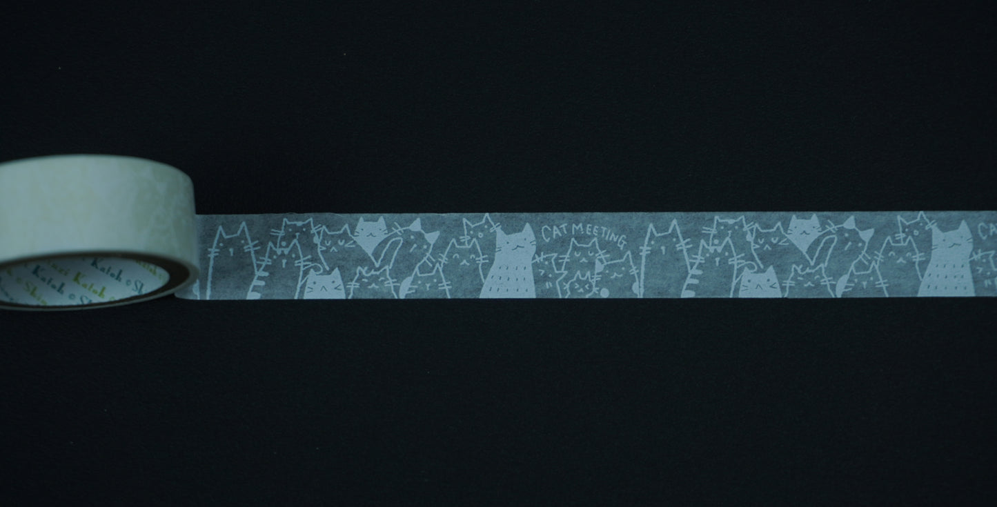 Masking Tape "cats" - OBORO Serie - 15mm