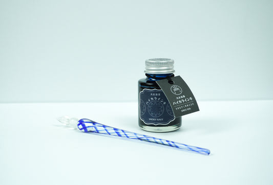 Taisho Roman Chic Fountain Pen Ink – Smoky Navy