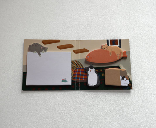 Animal Diecut Buch-Haftnotizen – Katze