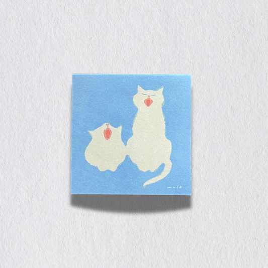 Alltag mit Katzen -Notizblock „MIAU"