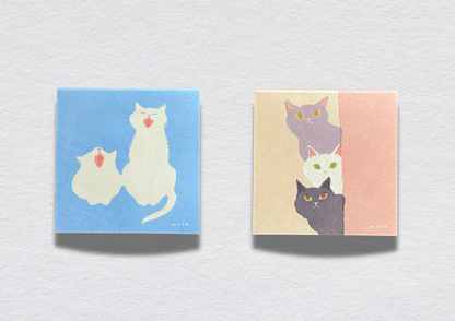 Alltag mit Katzen -Notizblock „Triple Ice Cream"