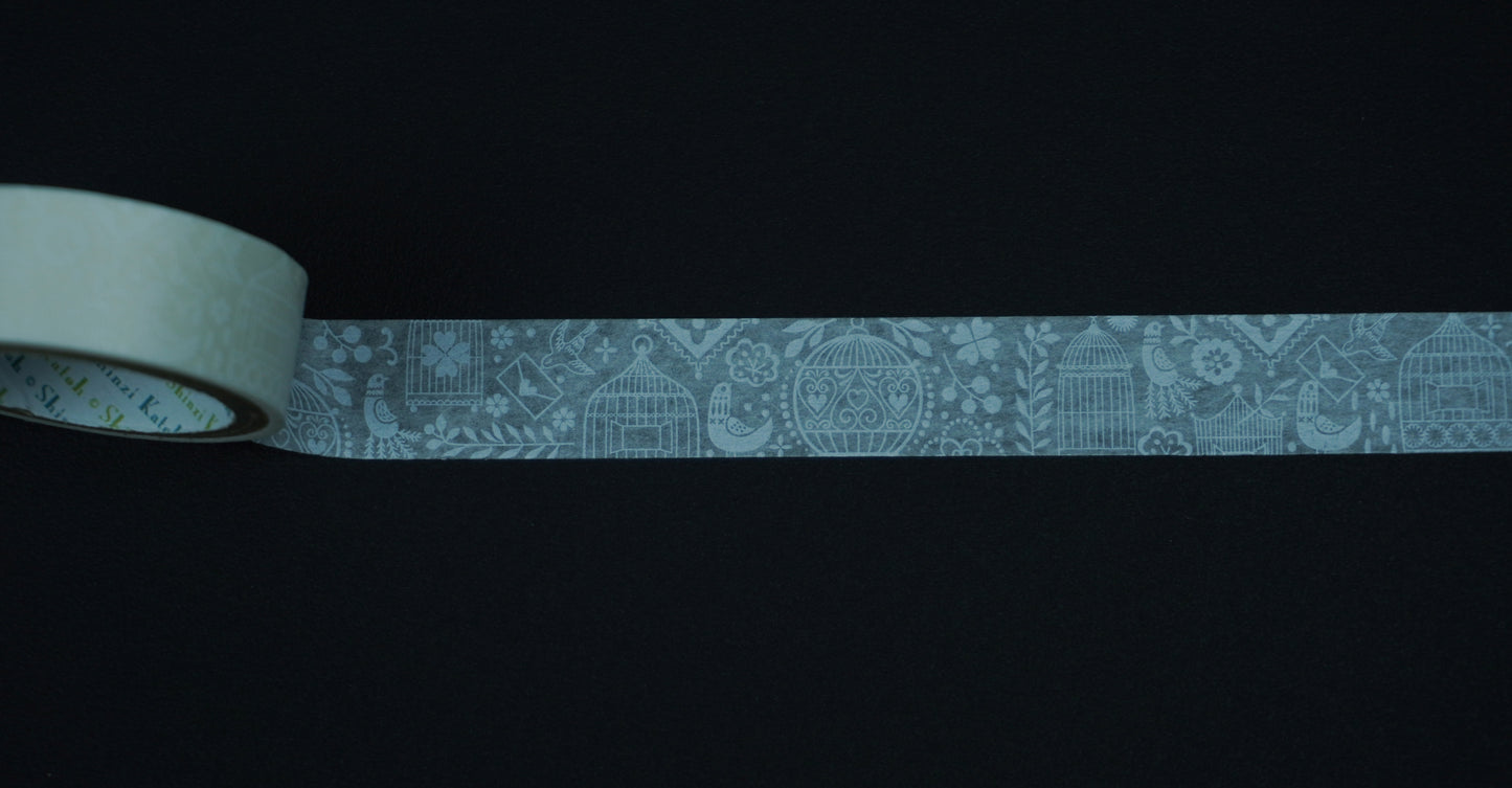 Masking Tape "Vogelkäfig" - OBORO Serie - 15mm