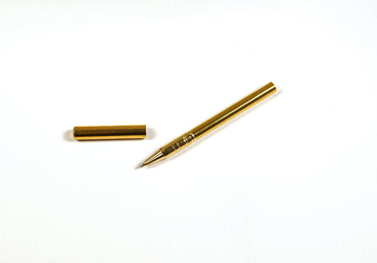 KOKUYO Brass Pen キャップを外した状態