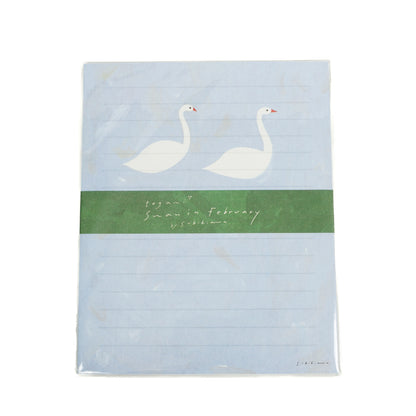 Briefset "Swan in February" - Subikiawa.