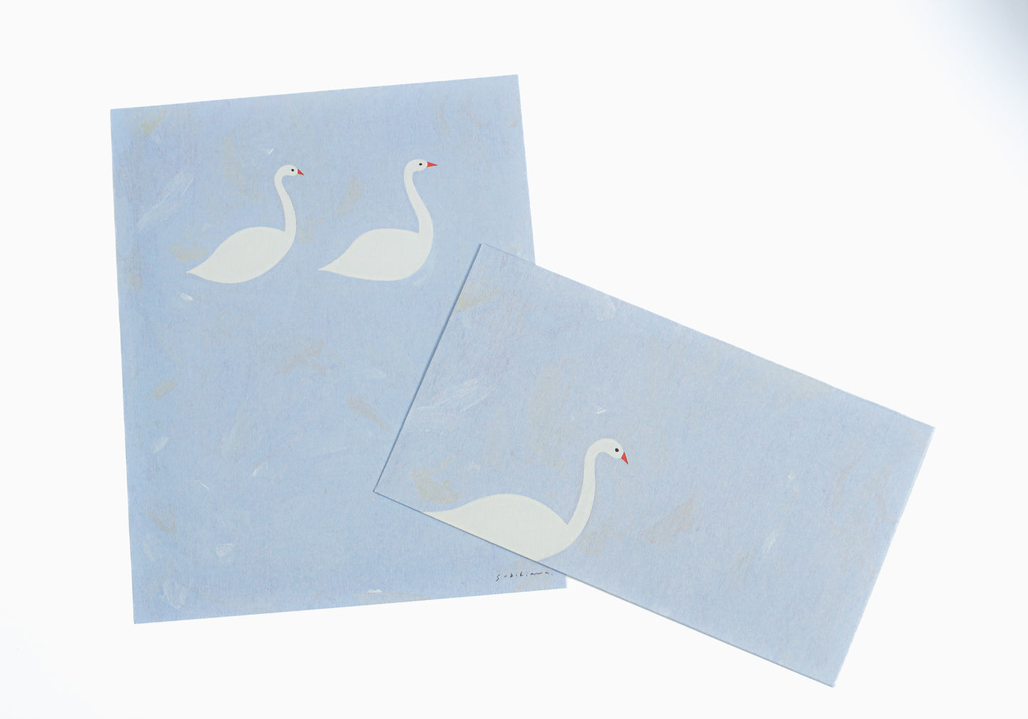 Briefset "Swan in February" - Subikiawa.