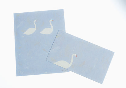 Briefset "Swan in February" - Subikiawa.