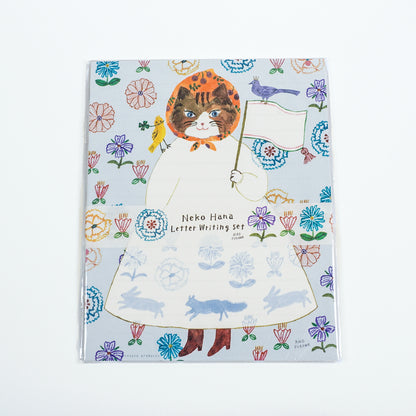 Briefset "Neko Hana" (Katzen & Blumen) - Aiko Fukawa