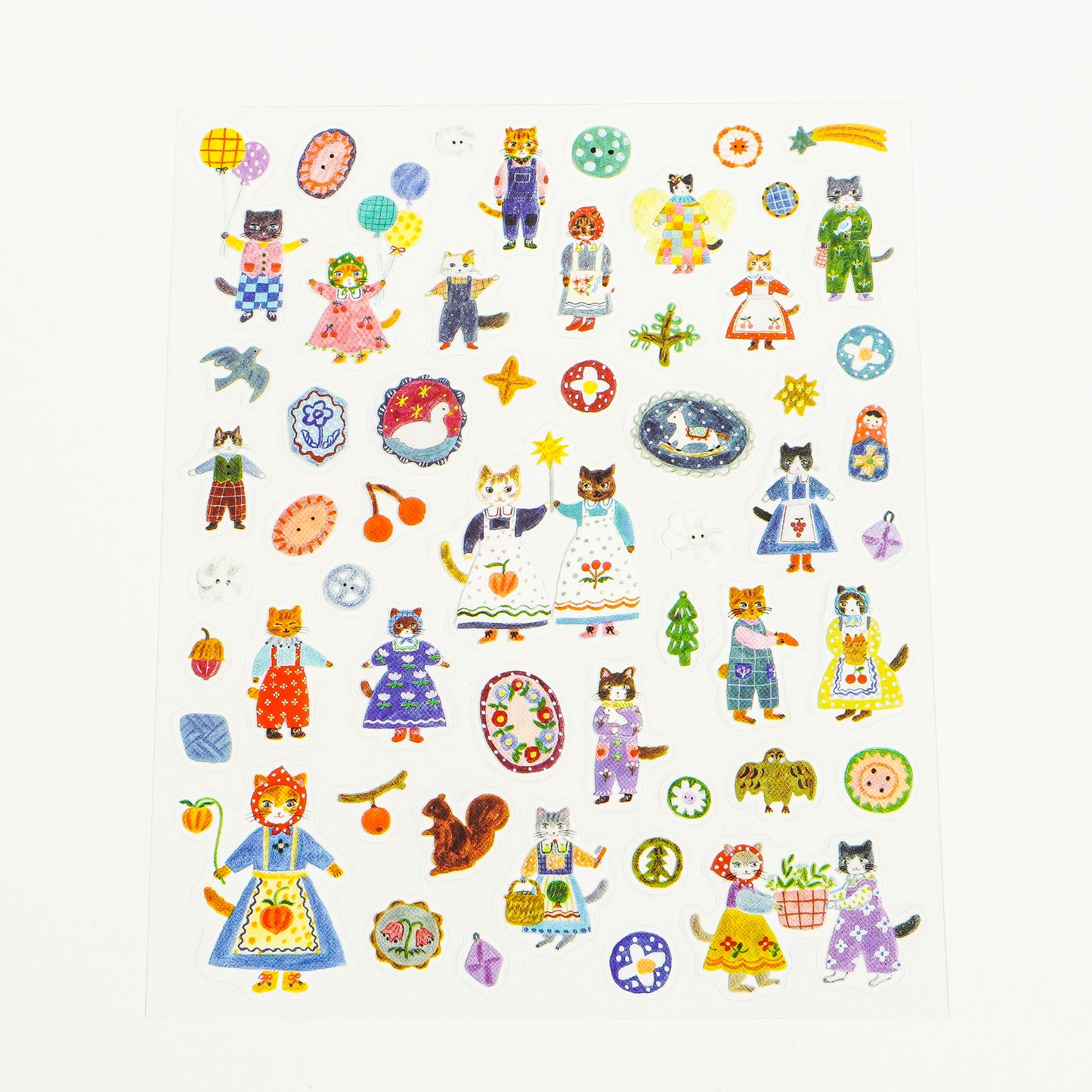 Sticker "Cats and Buttons" - Aiko Fukawa