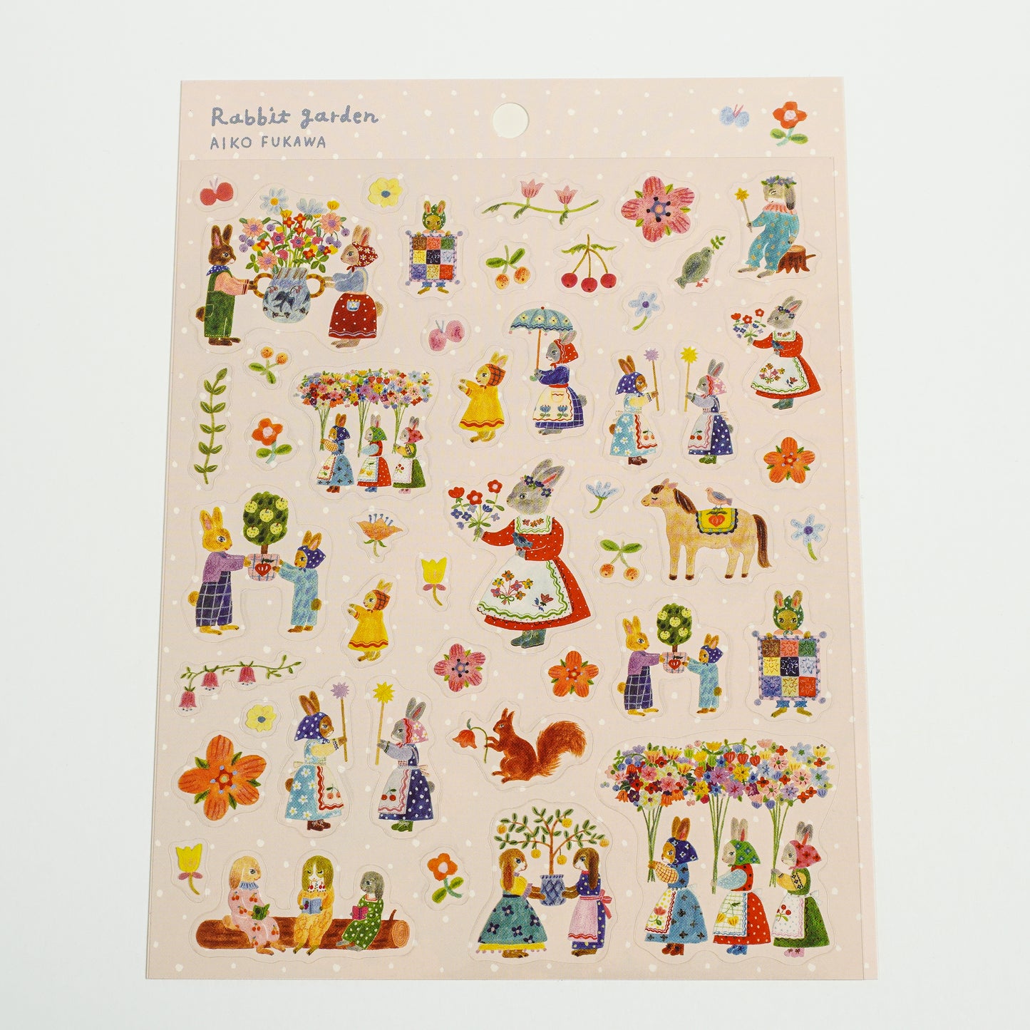 Sticker "Rabbit garden" - Aiko Fukawa