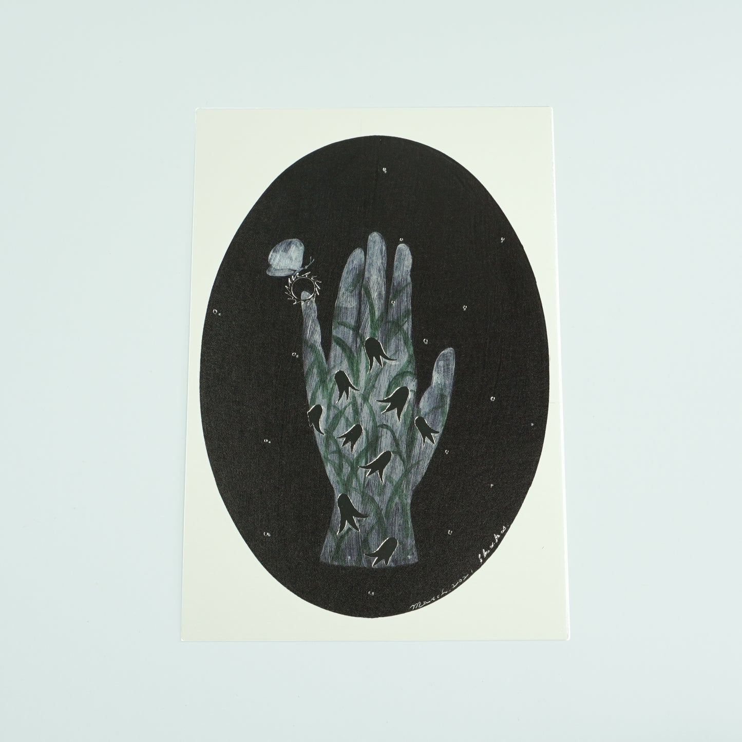 Silver Foil Postcard "Daydream" - Nishi Shuku Series