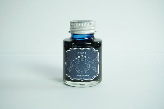 Taisho Roman Chic Fountain Pen Ink – Smoky Navy