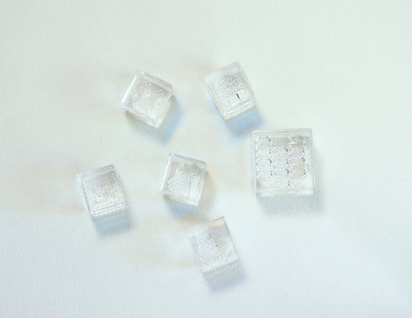 Transparenter Acrylstempel　 -    氷印 (Kōri-jirushi)