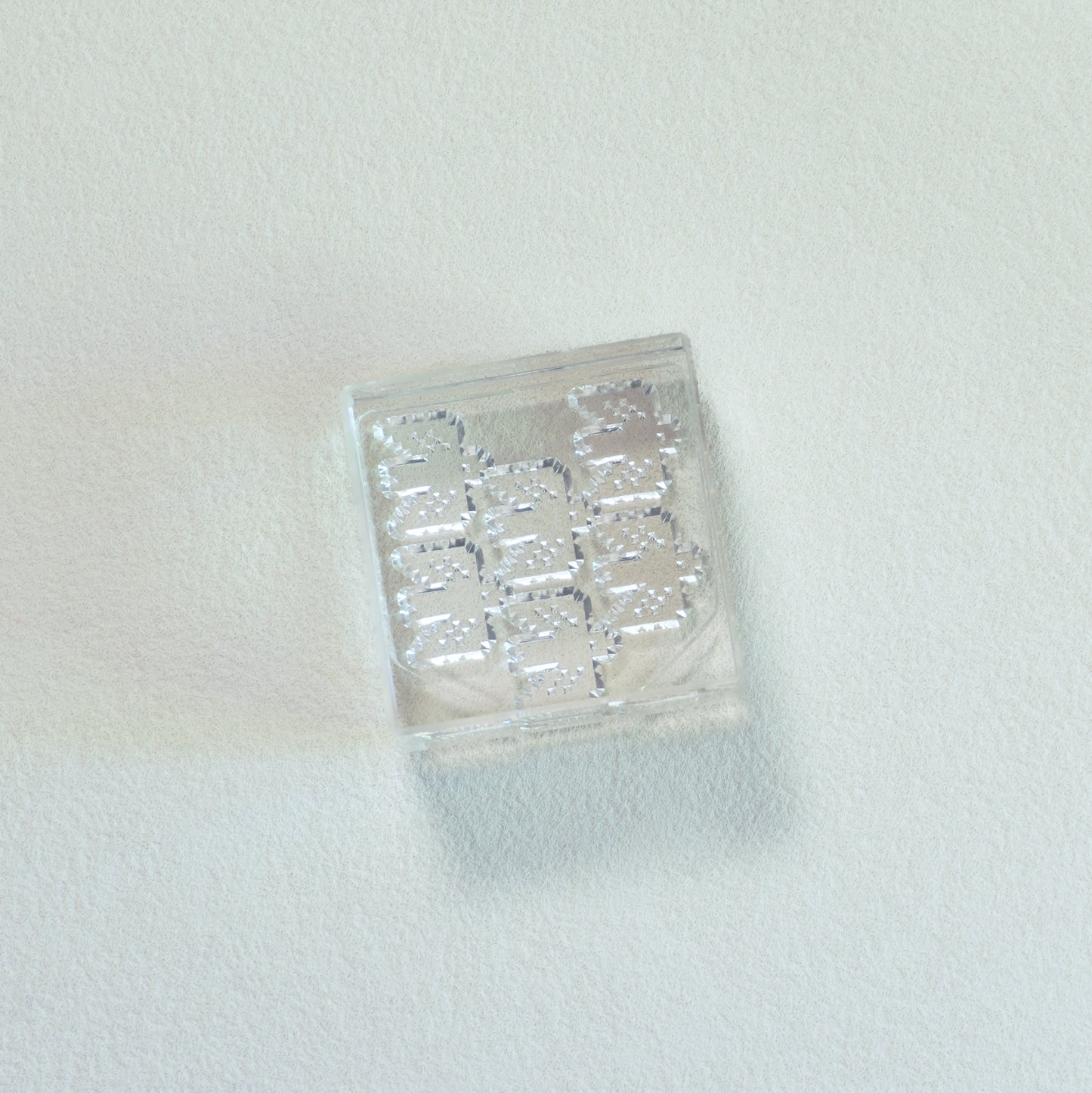 Transparenter Acrylstempel　 -    氷印 (Kōri-jirushi)