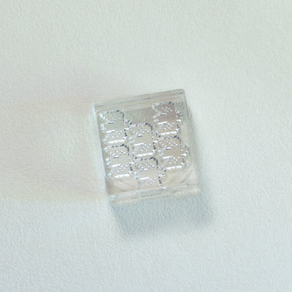Transparenter Acrylstempel　 -    氷印 (Kōri-jirushi)