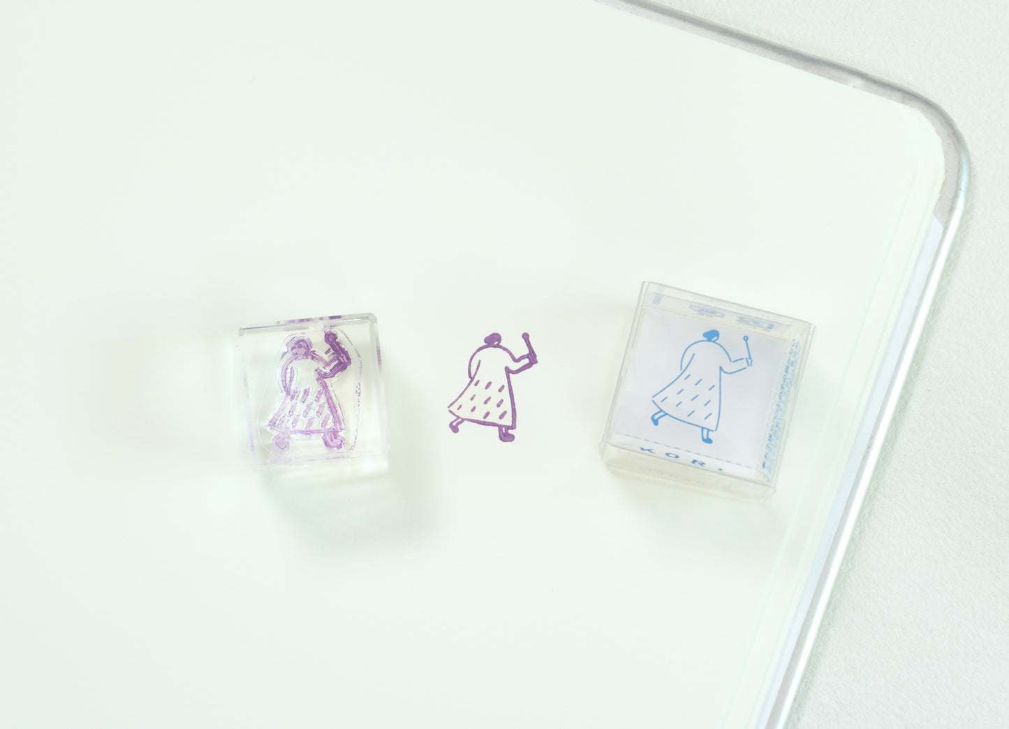 Transparenter Acrylstempel　 -    氷印 (Kōri-jirushi)