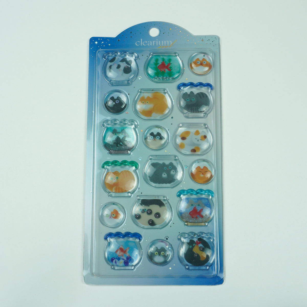 Clearium – 3D-Sticker