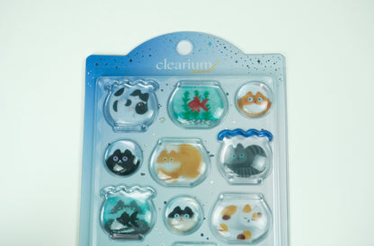 Clearium – 3D-Sticker