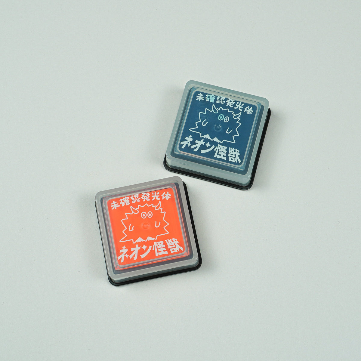 Neon-Stempelfarben-Set „Neon Kaiju“ – Bungujoshi-Haku-Edition