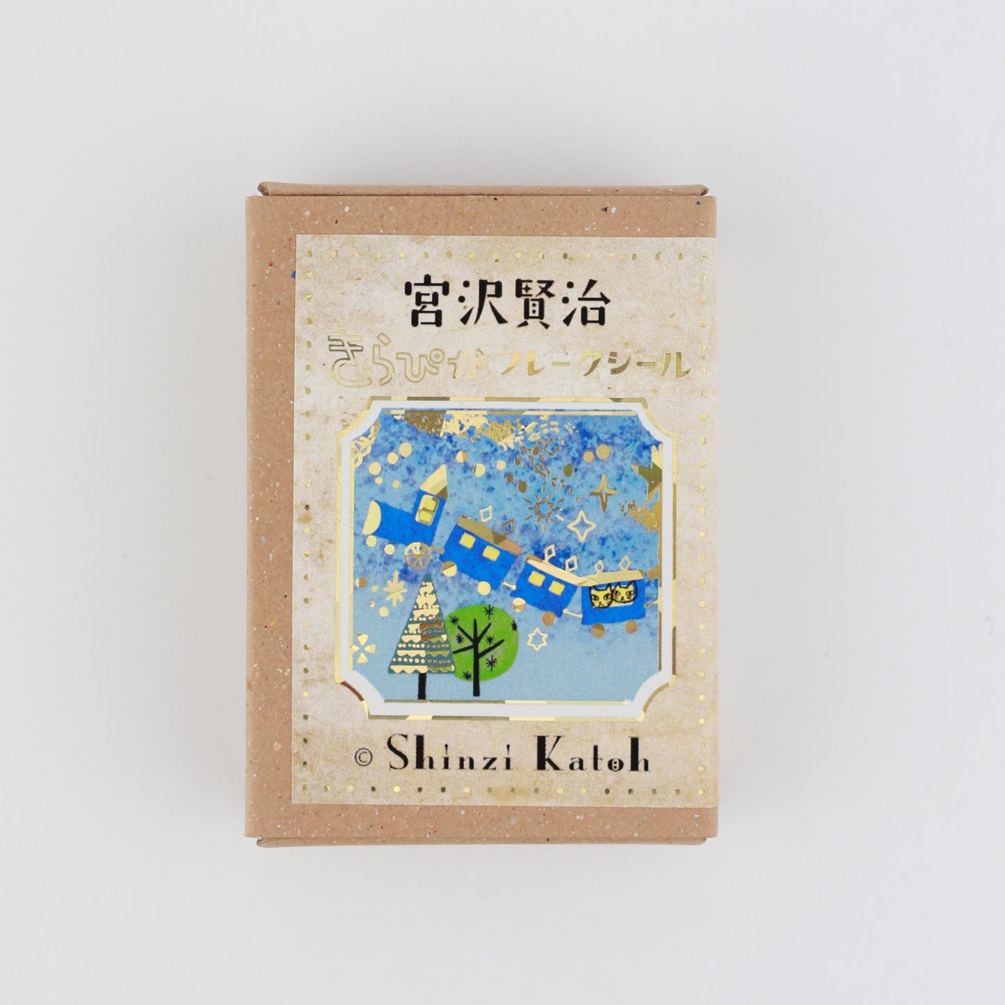 Flake Sticker "Nacht der Milchstraßenbahn" - Kenji Miyazawa Kirapika Serie