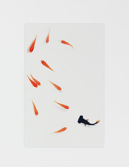 Transparent photo bookmark (Koaka and Demekin)