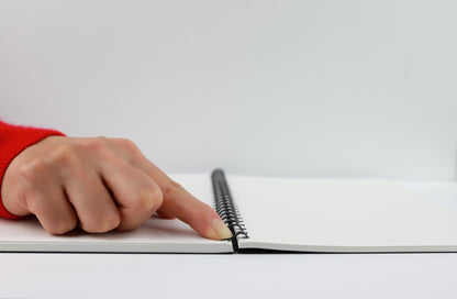 Soft Ring Notebook (Black) - A5, 5mm grid,  70sheets