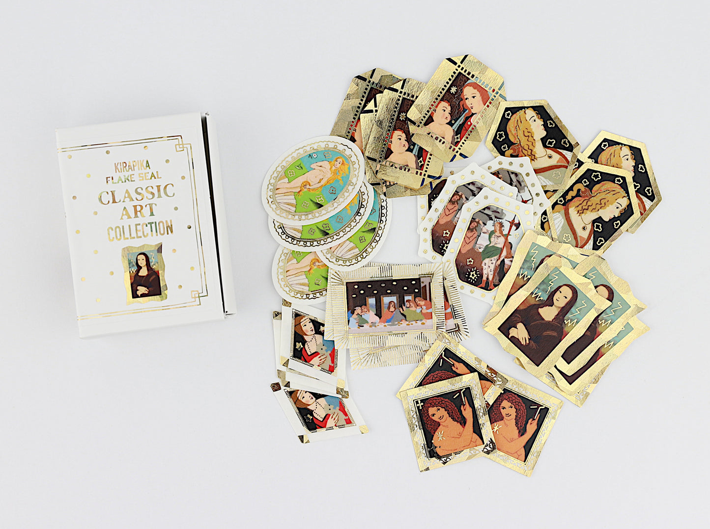 Flake Sticker Klassische Kunst-Kollektion "Da Vinci & Botticelli" - Kirapika Serie