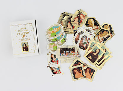 Flake Sticker Klassische Kunst-Kollektion "Da Vinci & Botticelli" - Kirapika Serie