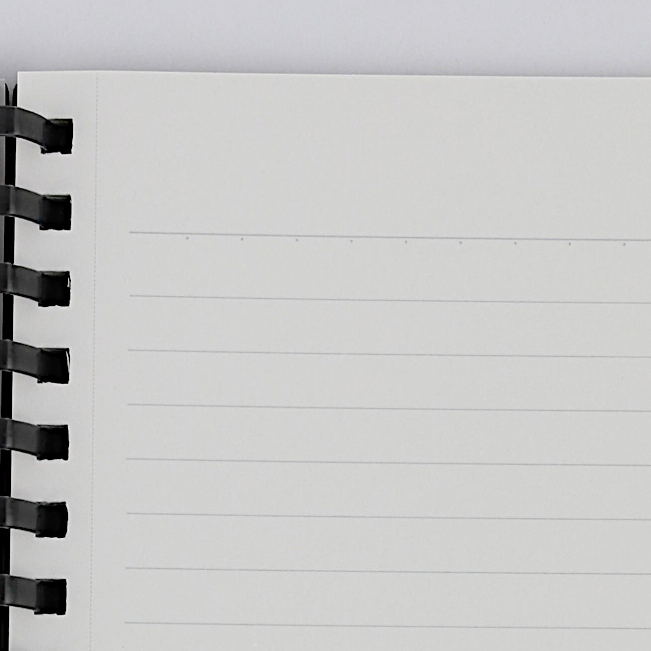 Soft Ring Notebook (Black) - A5, B-lined(6mm), 70 sheets