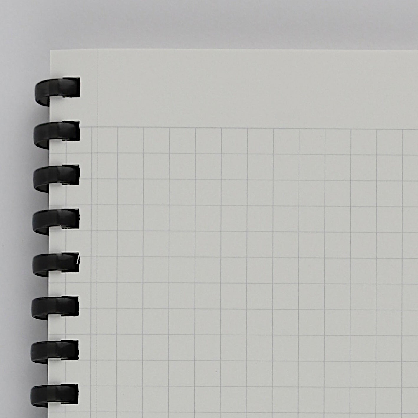 Soft Ring Notebook (Black) - A5, 5mm grid,  70sheets