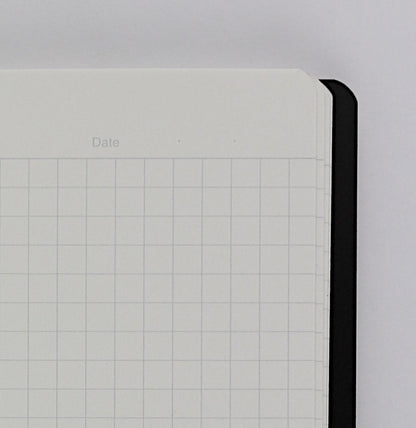 Soft Ring Notebook (Black) - A5, 5mm grid,  70sheets